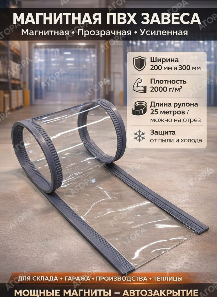 Магнитная пвх завеса